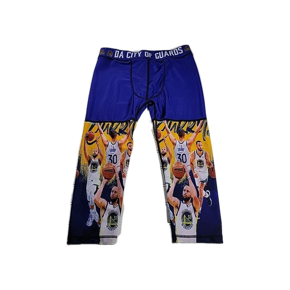 Curry - Golden State Warriors - Spandex Tights -‎ Adult Small Unisex